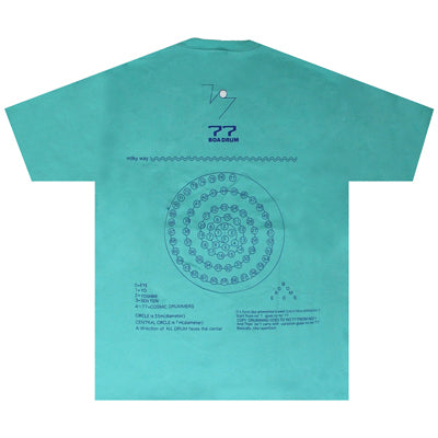 77 BOA DRUM Tシャツ（アクア / M）