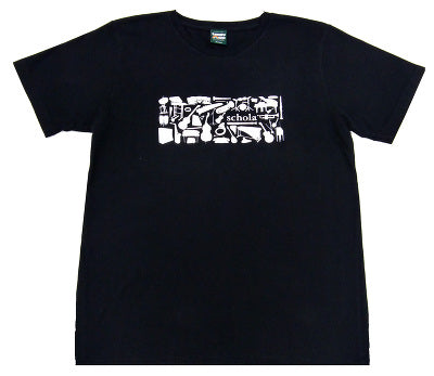 commmons: schola T-shirtsブラック （SM）