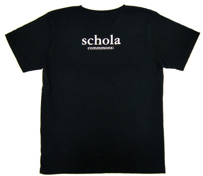 commmons: schola T-shirtsブラック （SM）