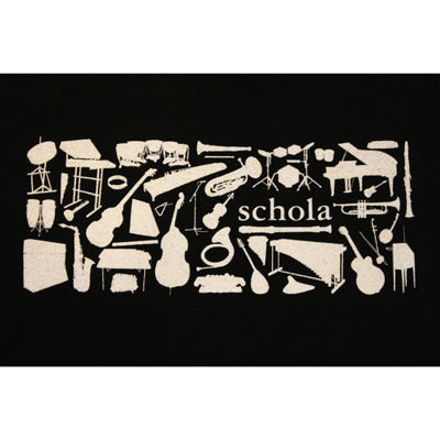 commmons: schola T-shirtsブラック （SM）