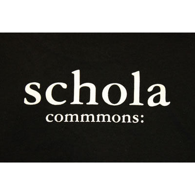 commmons: schola T-shirtsブラック （SM）