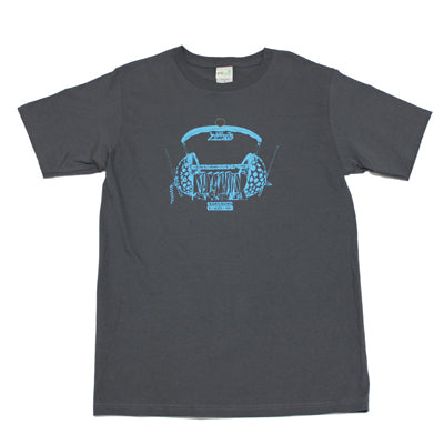 BOREDOMS ヘッドフォン柄　Ｔシャツ チャコール（M）