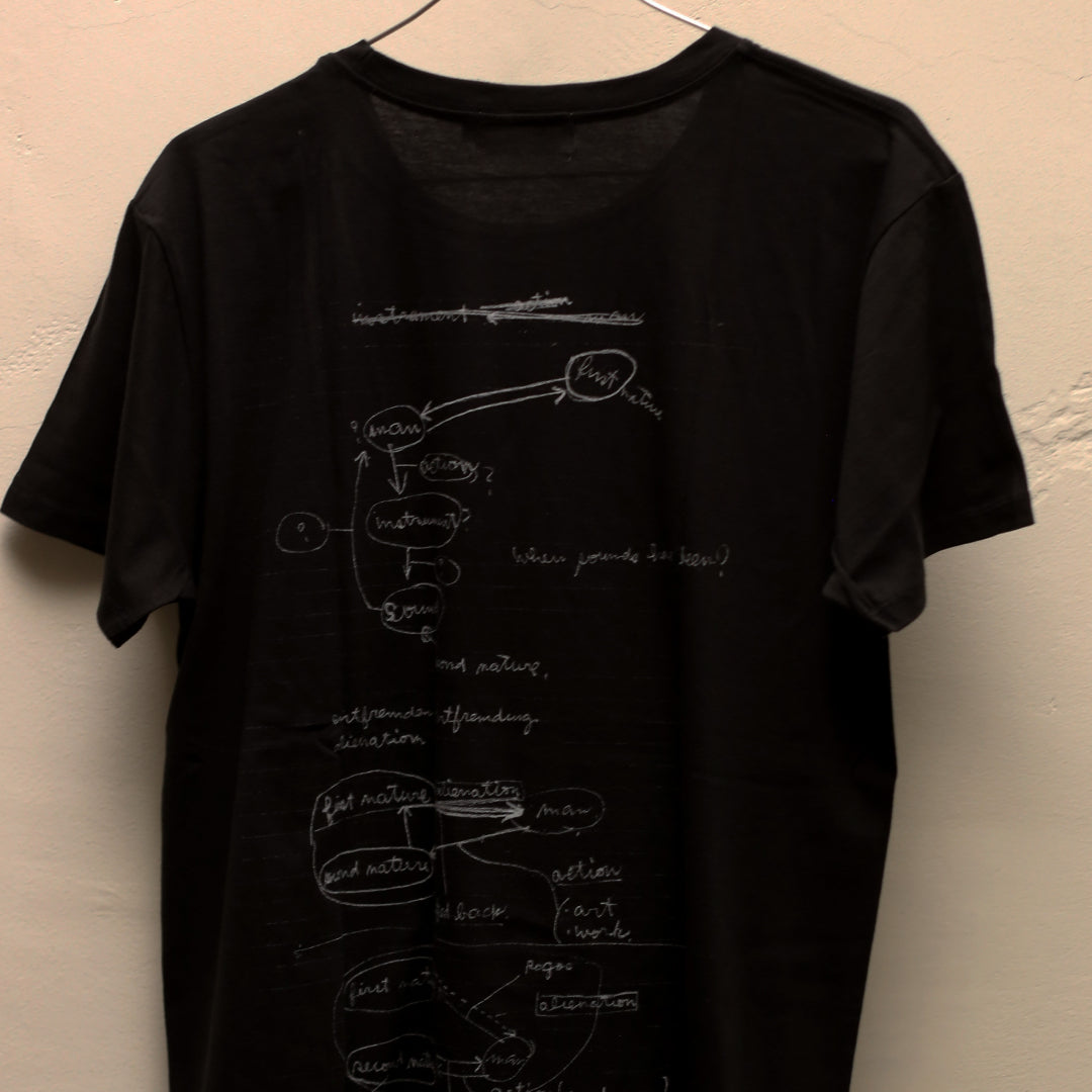 坂本龍一sakamotocommon OSAKA 黒TシャツL ステッカーおまけ sakamotocommon OSAKA オフィシャルグッズ： Tシャツ（黒） – commmonsmart