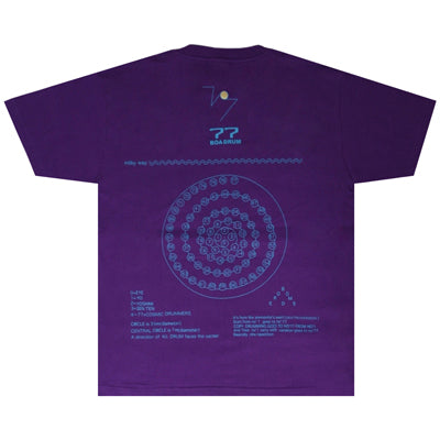 77 BOA DRUM Tシャツ（パープル / XS/S）