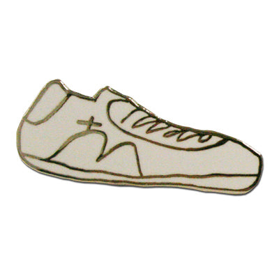  "Corcovado Hill Sneakers" Pin Badge (White)