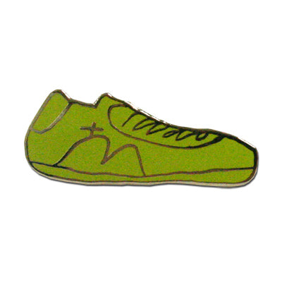  "Corcovado Hill Sneakers" Pin Badge (Yellow-green)
