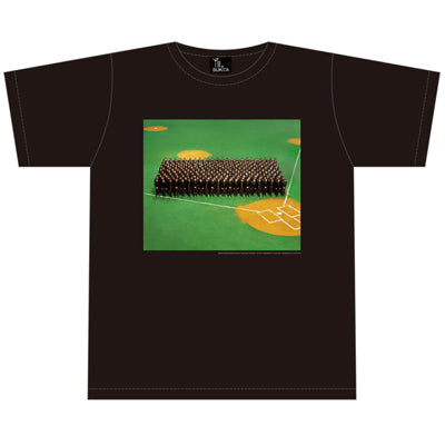 Yellow Magic Orchestra PhotoT-shirts: Baseball stadium【Black】 (XS)