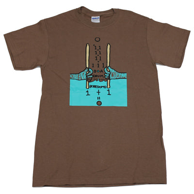 BOREDOMS 111BOADRUM T-shirts Light brown (S/M/L)