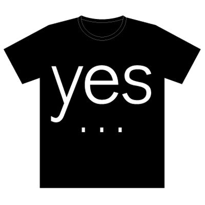 commmons YES/NO T-Shirt 黒（Ｌ/XL）