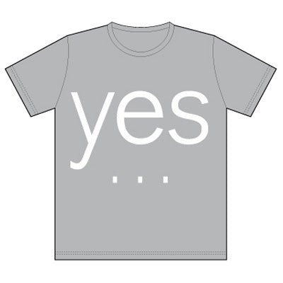 commmons YES/NO T-Shirt グレー（Ｌ/XL）