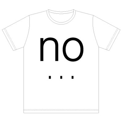 commmons NO/YES T-shirts White (S/M/L)