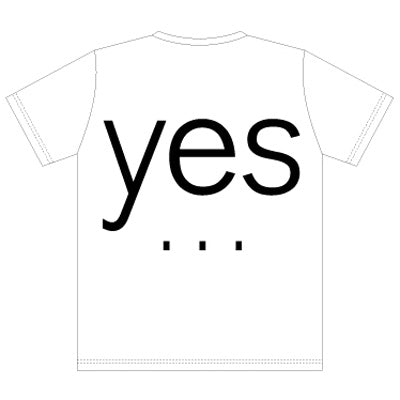 commmons NO/YES T-Shirt 白（S/M/L）