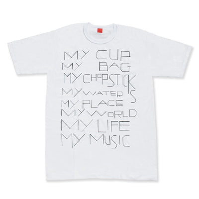my commmons T-shirts (White /XS/S/M/L)
