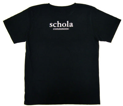 commmons: schola T-shirtsブラック （S/SM/M）